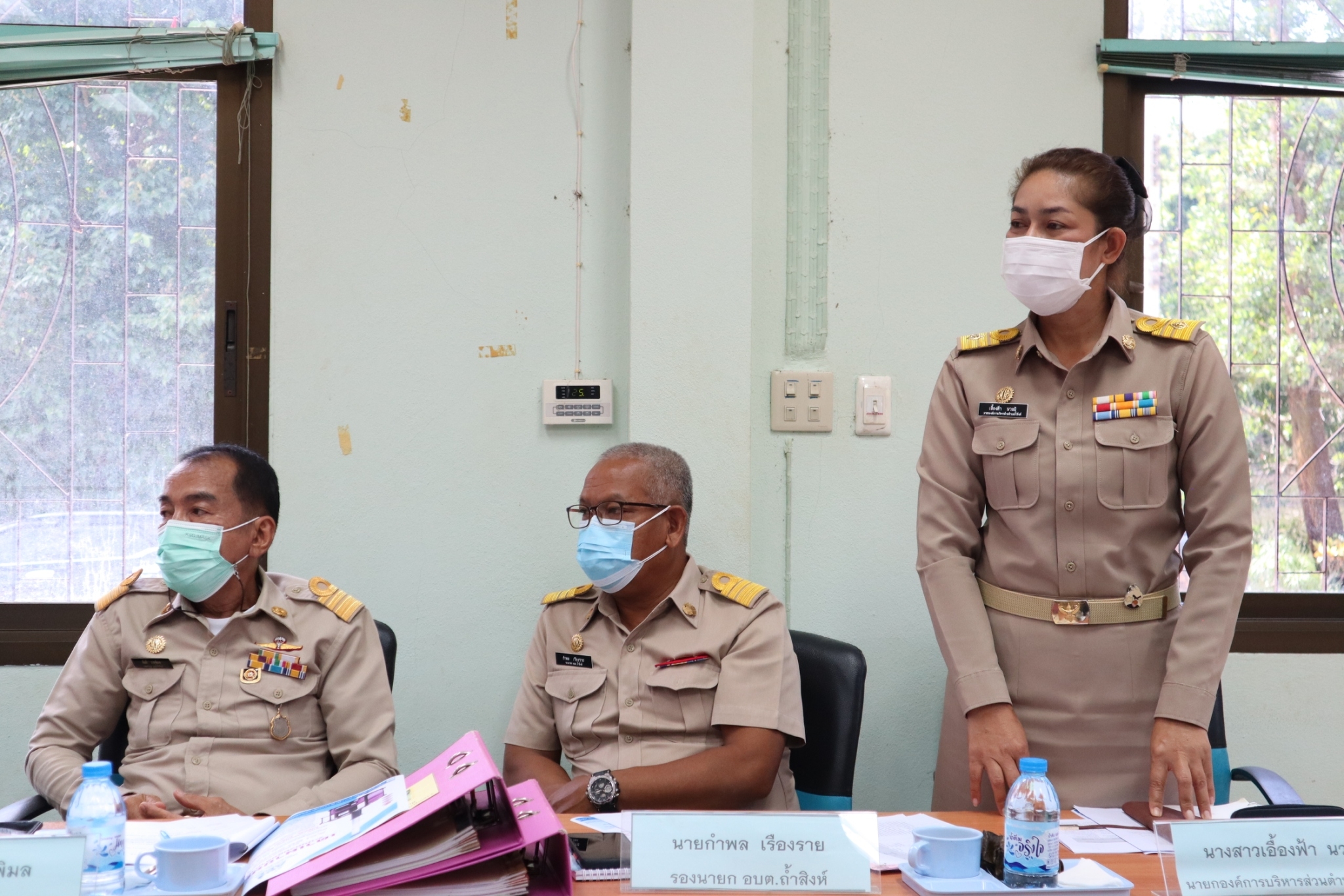 การประชุมสภาองค์การบริหารส่วนตำบลถ้ำสิงห์ สมัยสามัญ สมัยที่ 3 ประจำปี พ.ศ. 2565